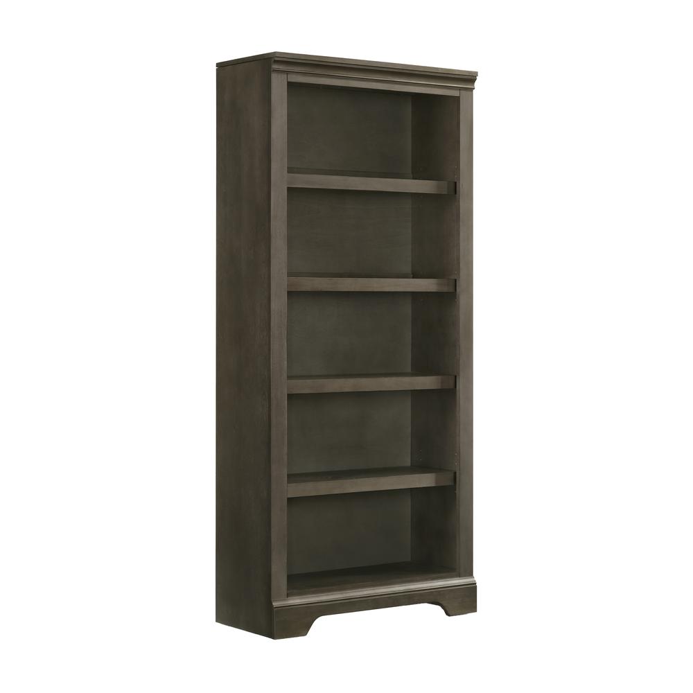 RTA – 72″ Bunching Bookcase in Gray