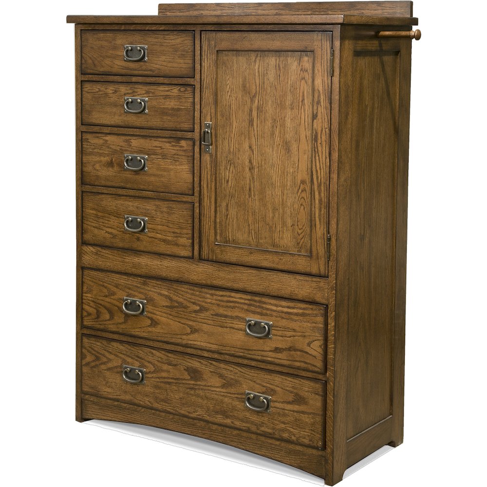 Oak Park 6-Drawer Chest with Door