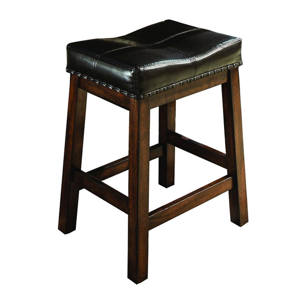 Kona 24″ Backless Barstool w/PU Seat (Set of 2)