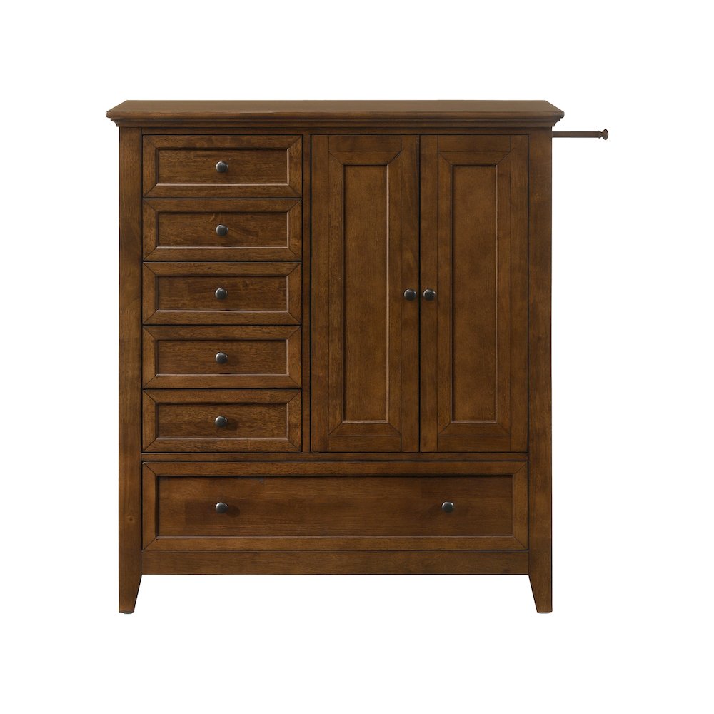 San Mateo Youth 6-Drawer Rubberwood Chifferobe