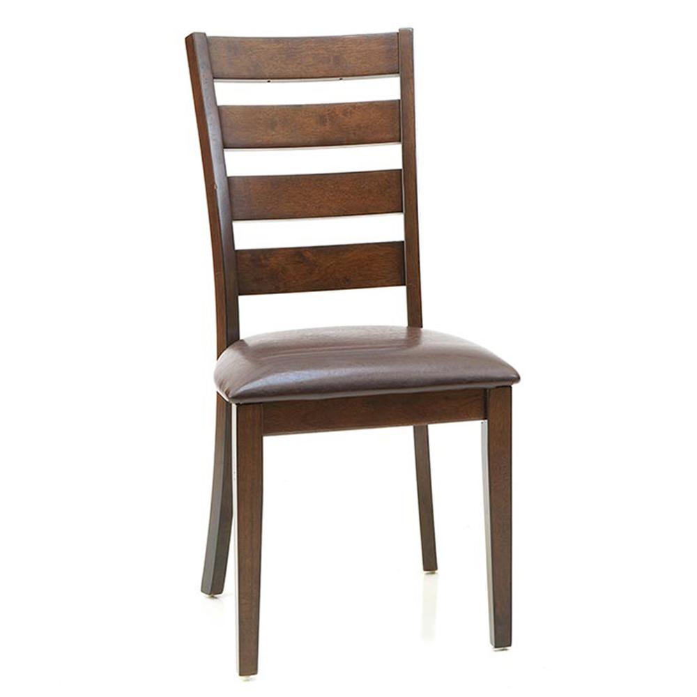 Kona Ladder Back Side chair w/PU Seat (Set of 2)
