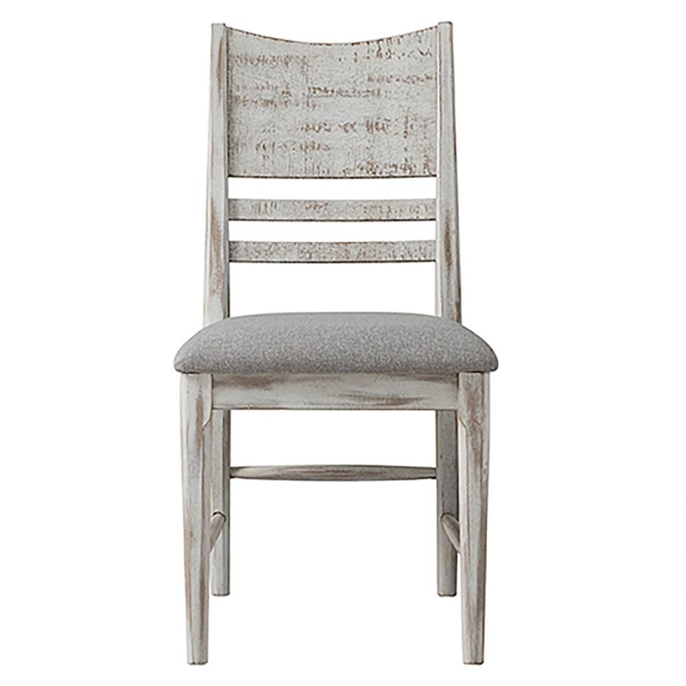 Modern Rustic Panel Back Side Chair – Set of 1
