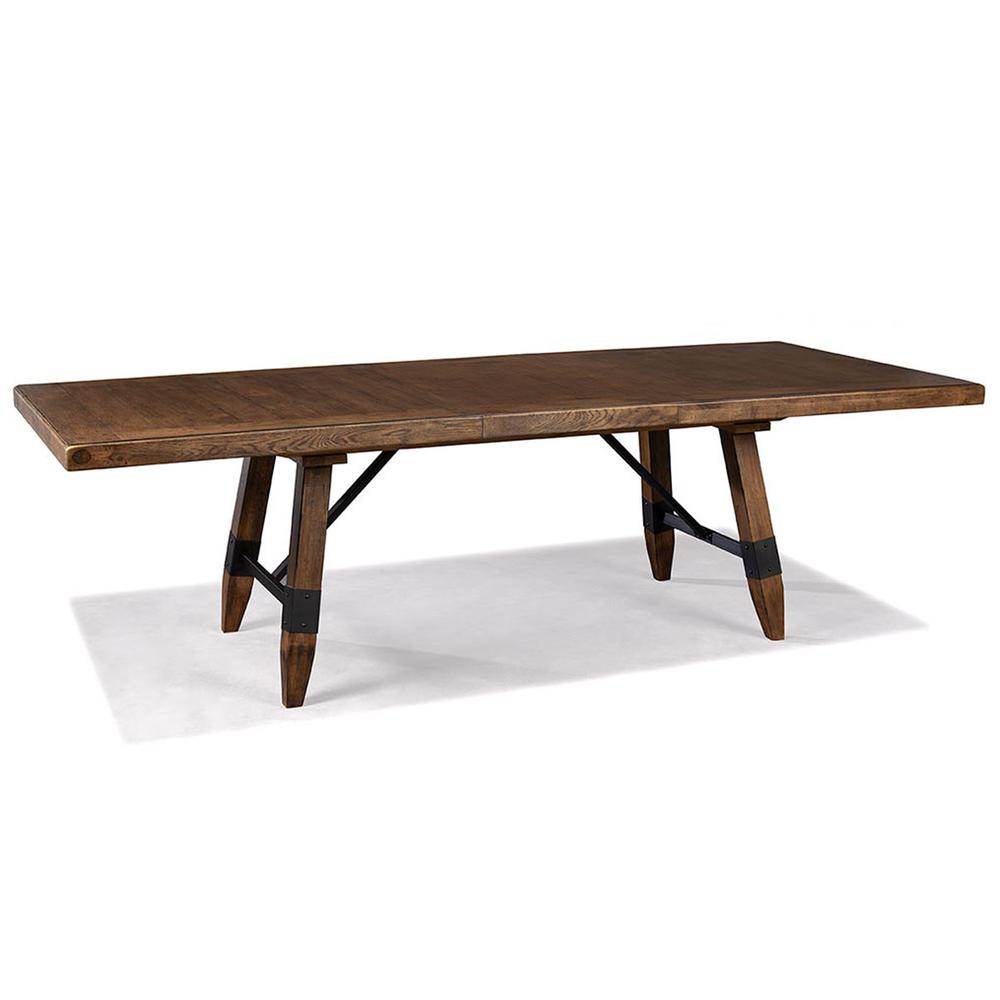River Rectangular Table with Trestle Base