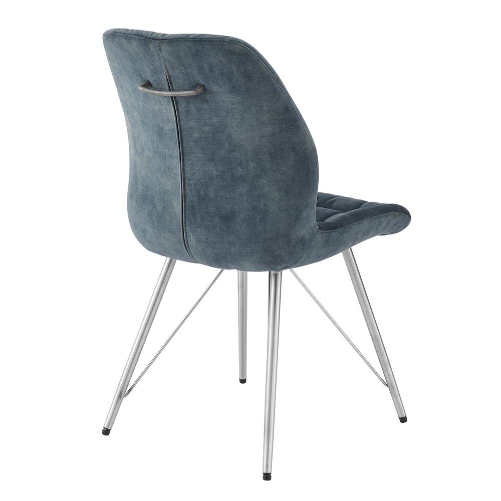 Raven Velvet Fabric Dining Side Chair