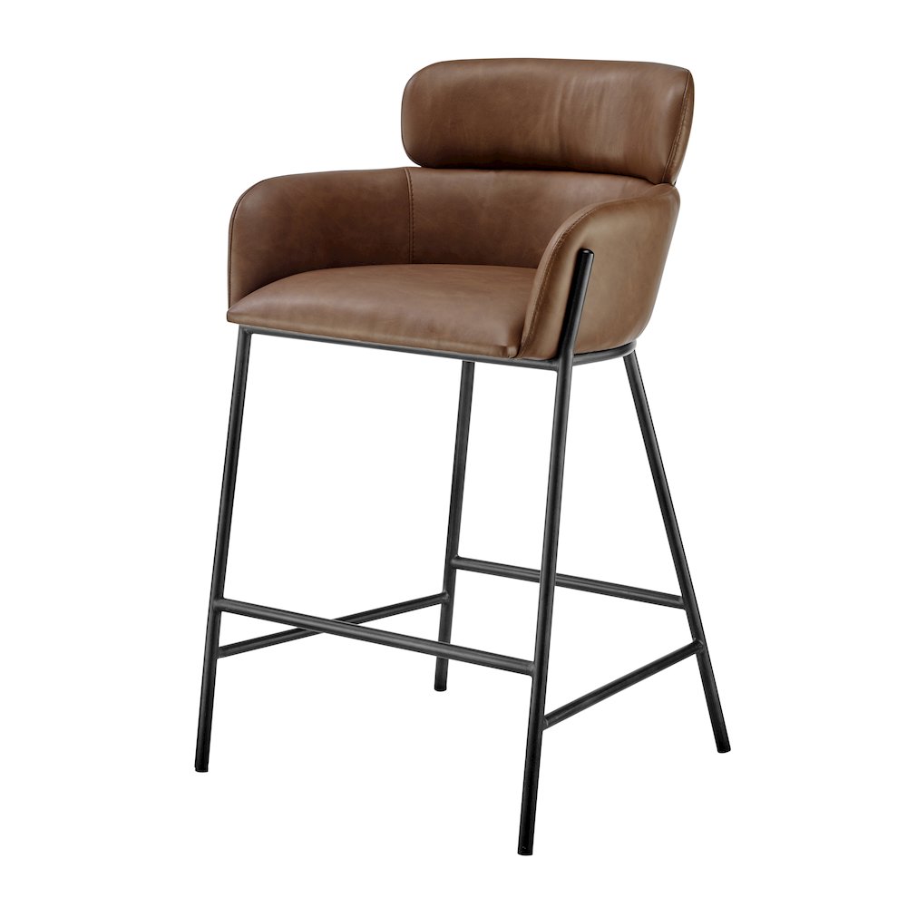 Finley Faux Leather Counter Stool