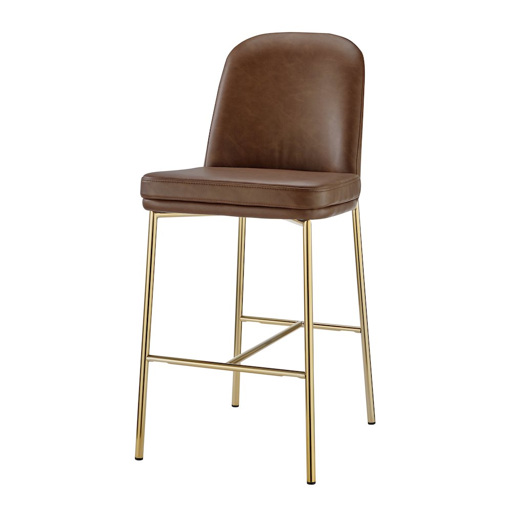 Keisha Faux Leather Counter Stool