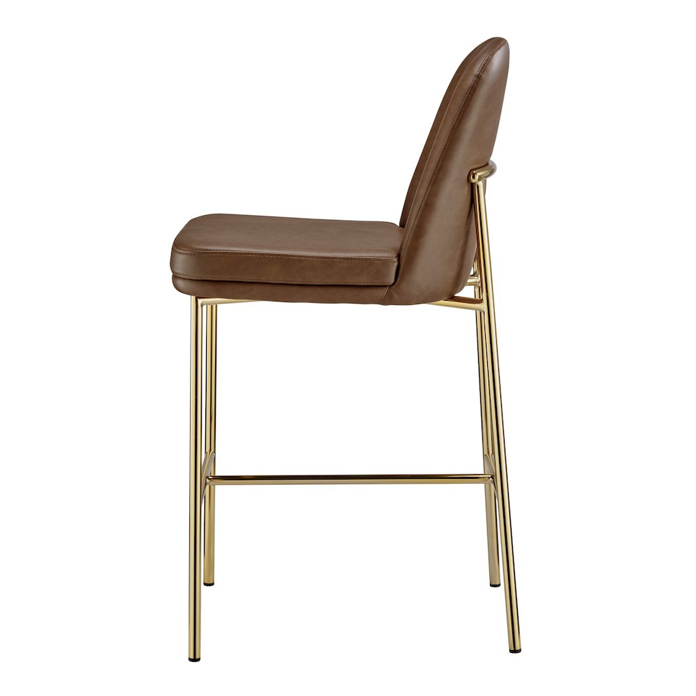 Keisha Faux Leather Counter Stool