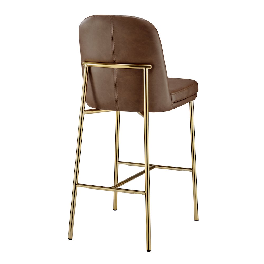 Keisha Faux Leather Counter Stool