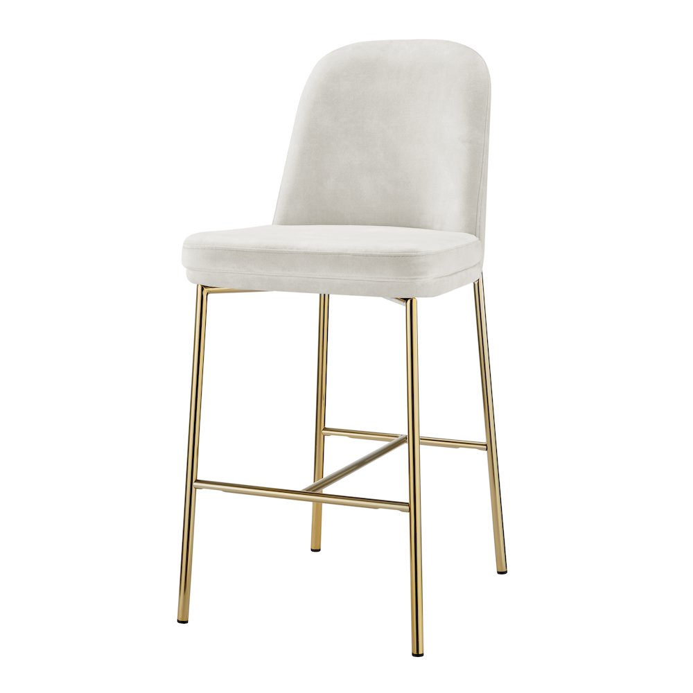 Keisha Velvet Counter Stool