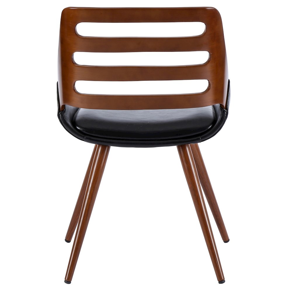 Shelton PU Leather Bamboo Chair