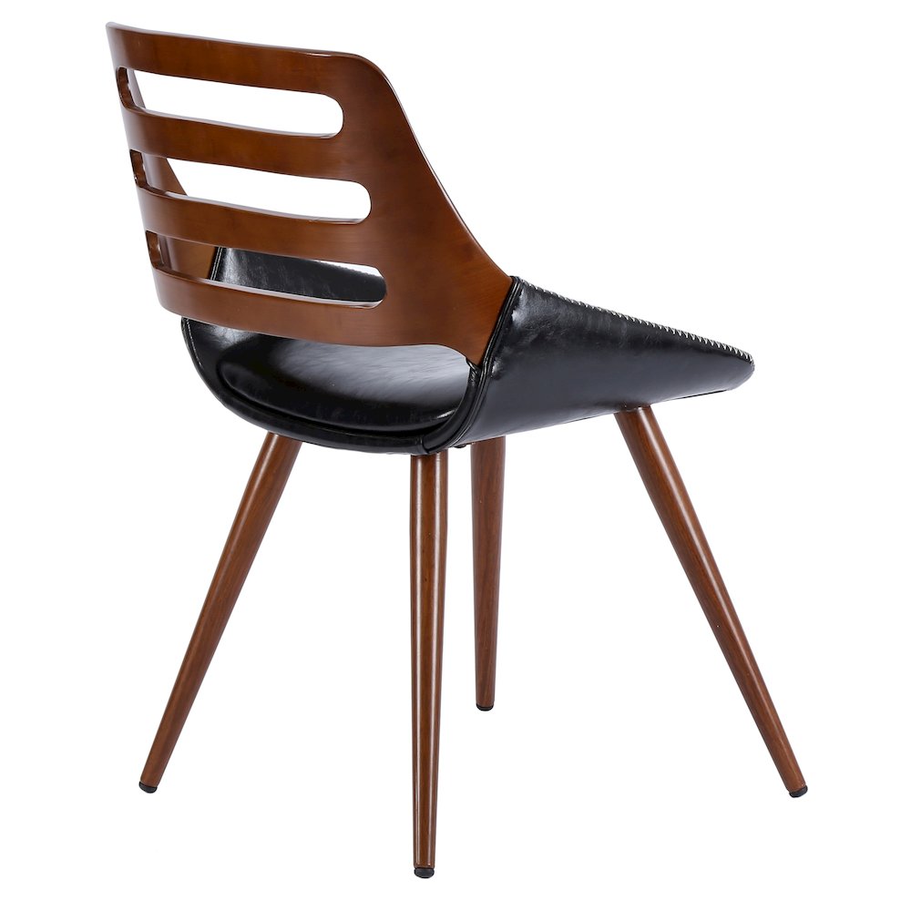 Shelton PU Leather Bamboo Chair