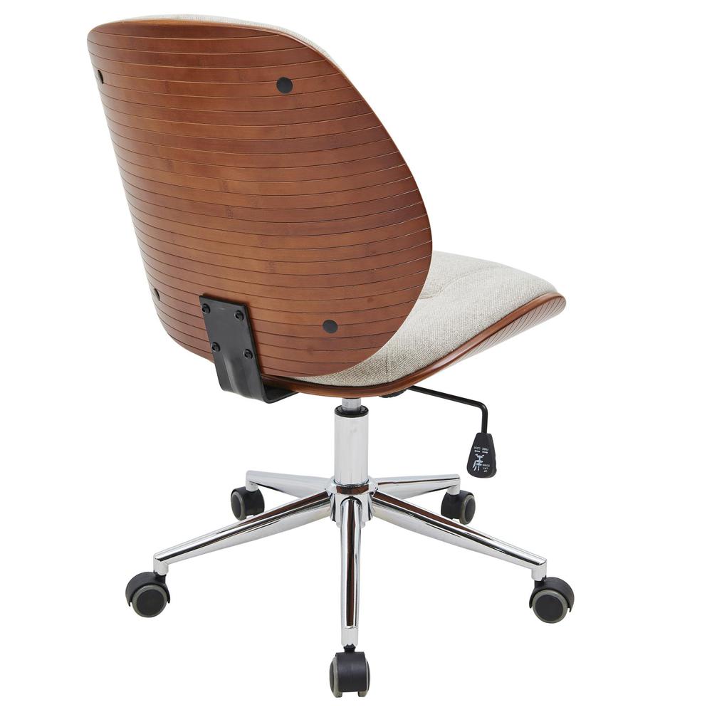 Shaun Fabric Bamboo Office Chair