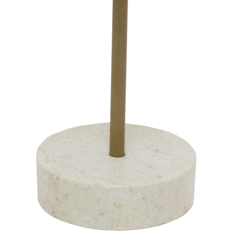 Roya Teak End Table Marble Base