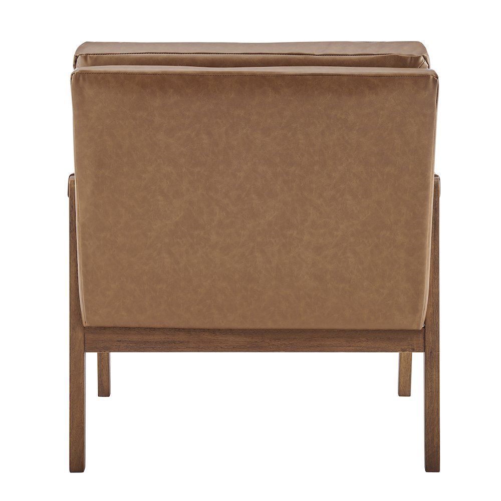 Colton Faux Leather Accent Arm Chair