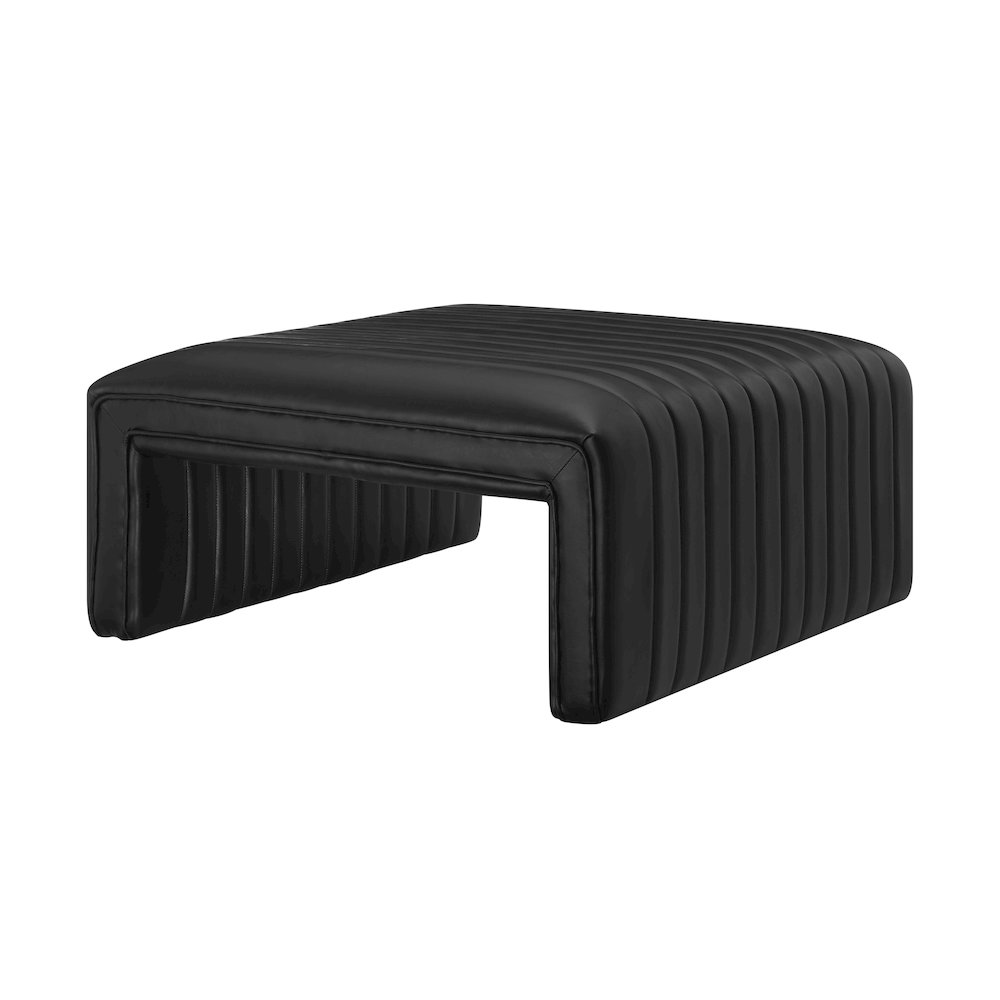 Atkinson Faux Leather Coffee Table/Ottoman