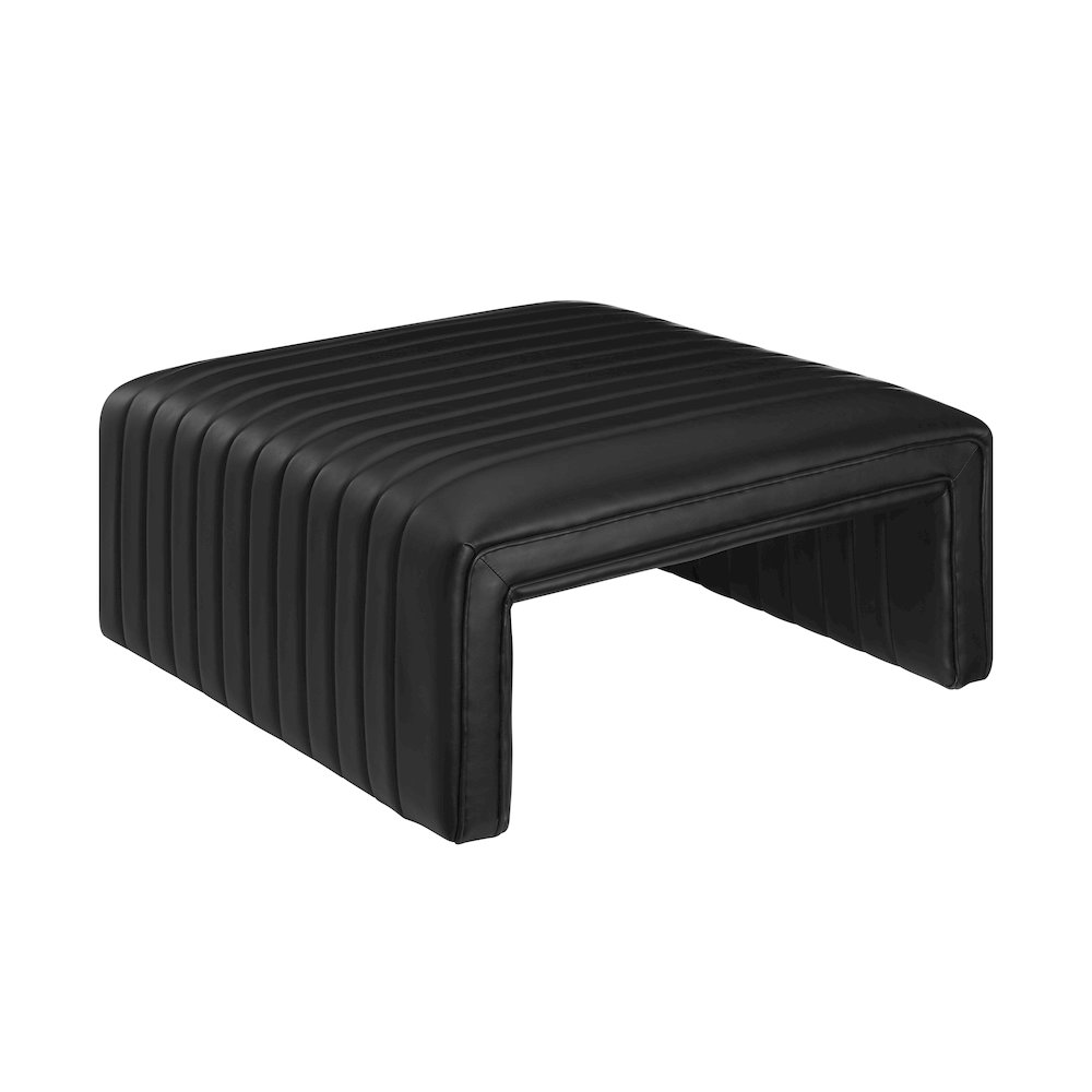 Atkinson Faux Leather Coffee Table/Ottoman