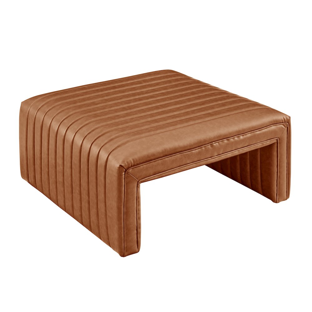 Atkinson Faux Leather Coffee Table/Ottoman