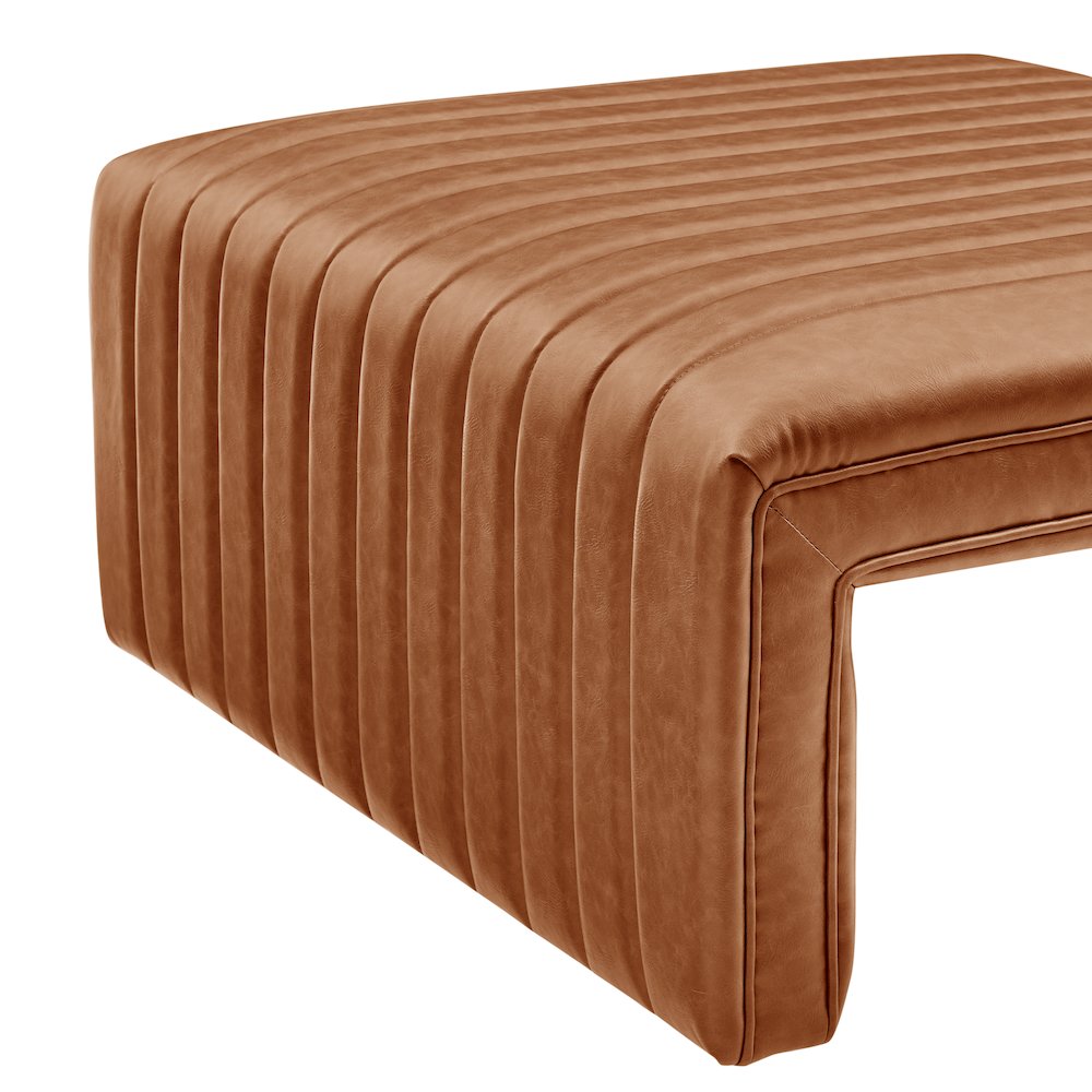 Atkinson Faux Leather Coffee Table/Ottoman