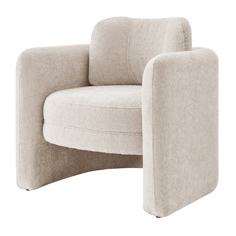 Deryll Chenille Accent Arm Chair