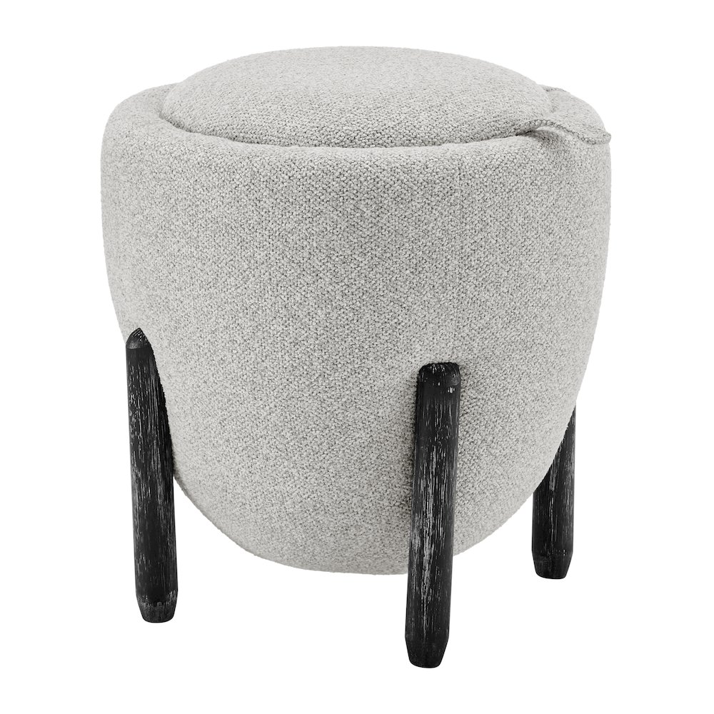 Murphy Chenille Storage Ottoman