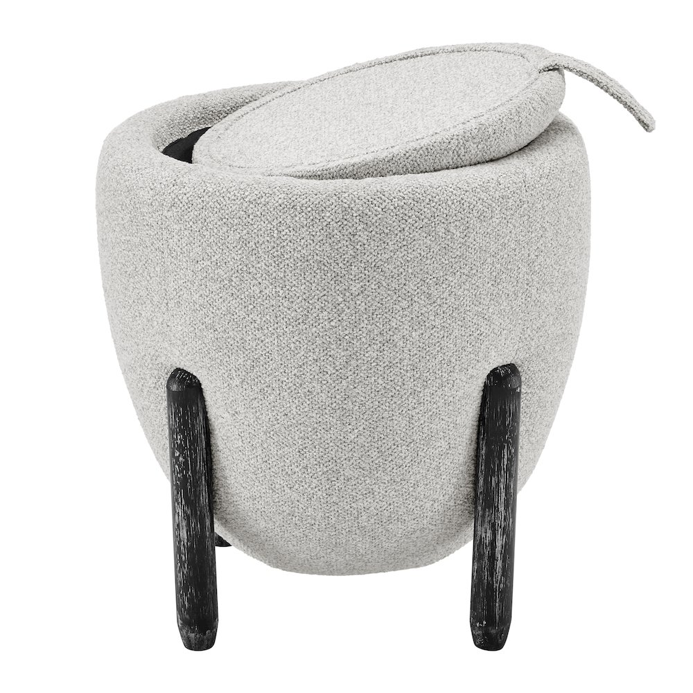 Murphy Chenille Storage Ottoman