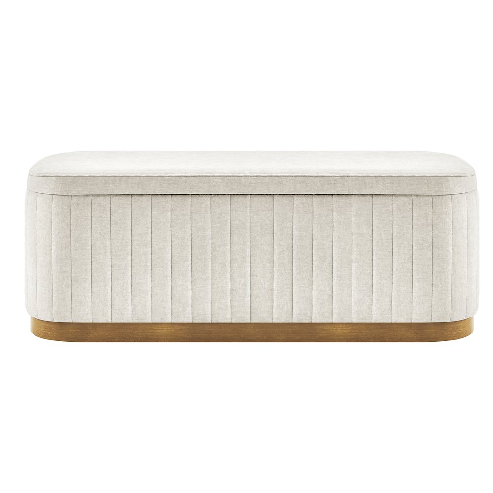 Clinton Chenille Storage Bench