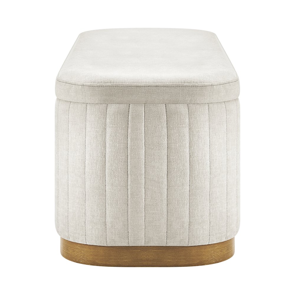 Clinton Chenille Storage Bench
