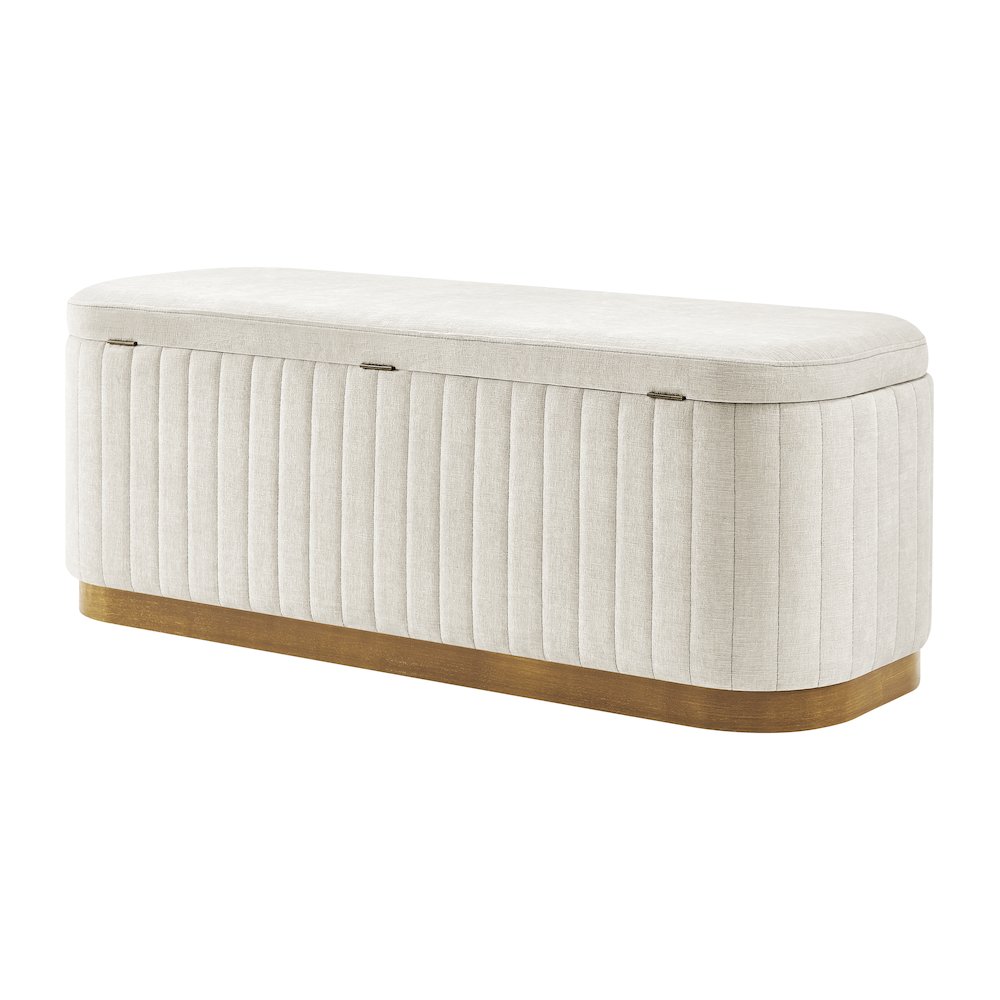 Clinton Chenille Storage Bench