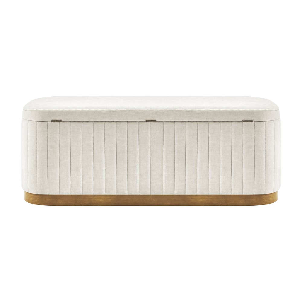 Clinton Chenille Storage Bench