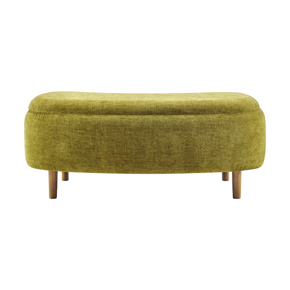 Leony Chenille Storage Bench