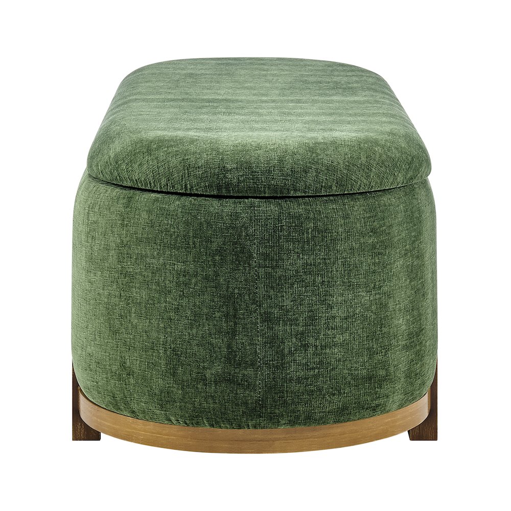 Ayleen Chenille Storage Bench