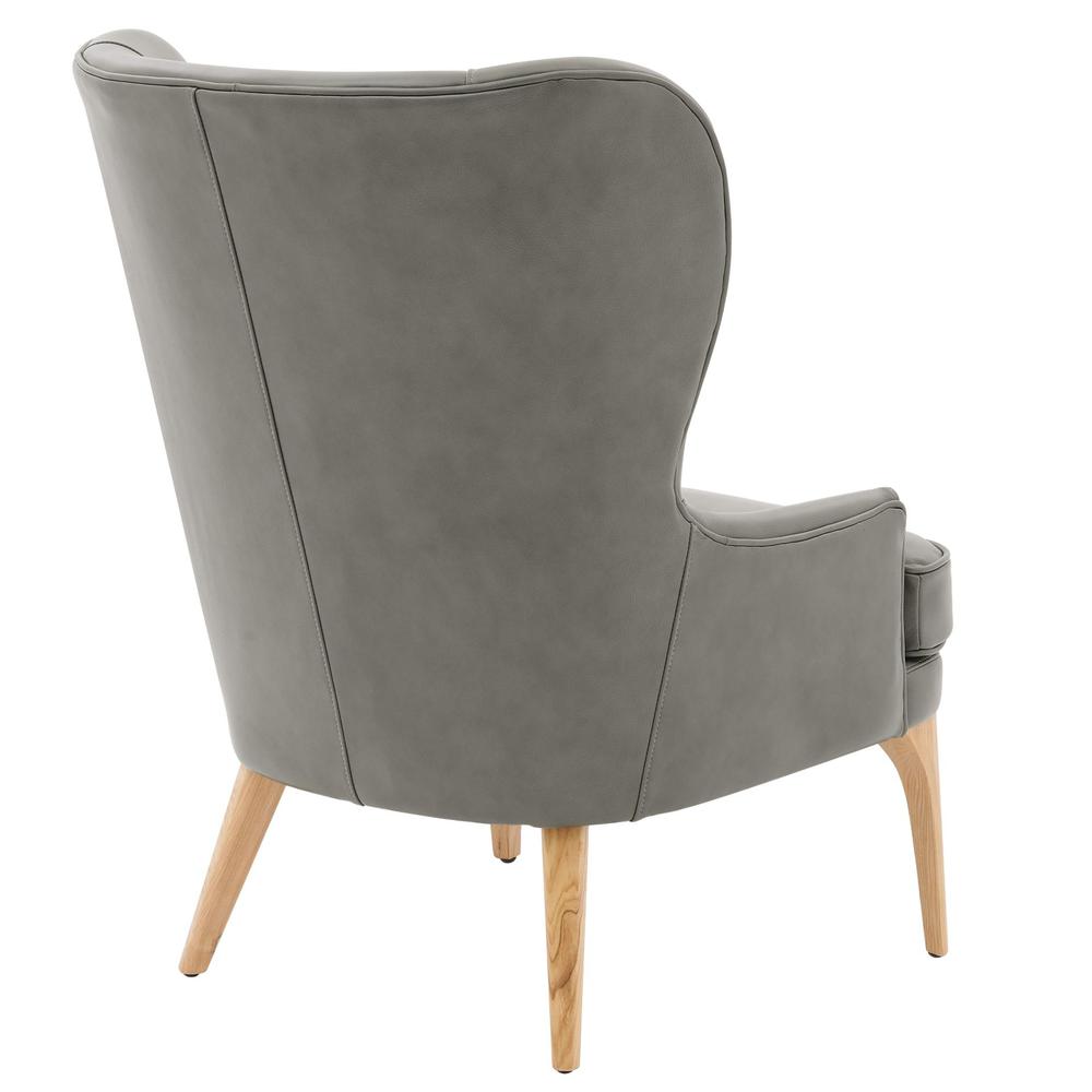Bjorn Top Grain Leather Accent Chair