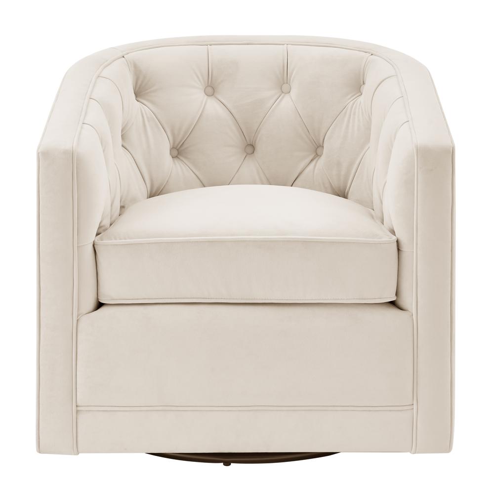 Walsh Velvet Swivel Accent Arm Chair