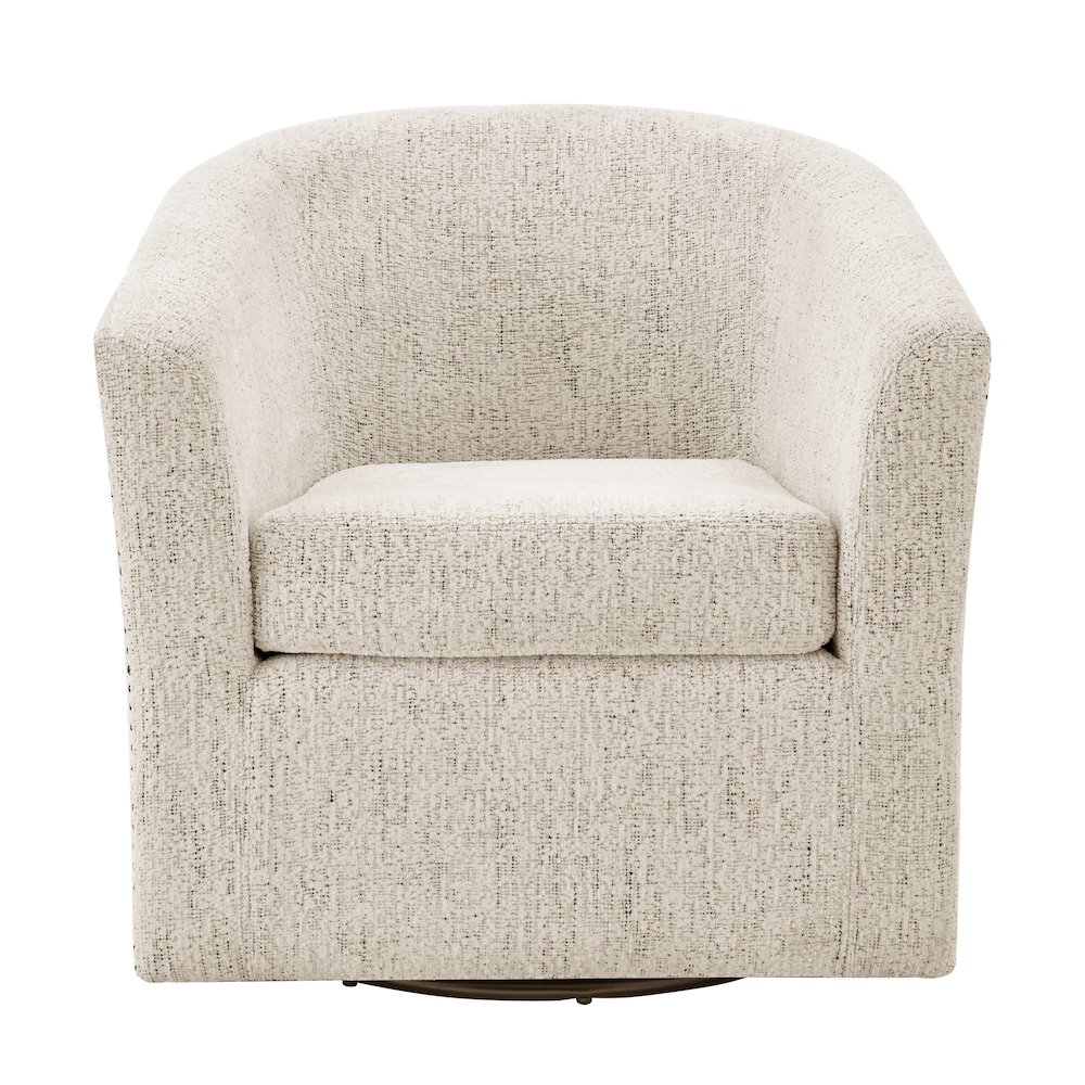 Ernest Chenille Swivel Accent Arm Chair