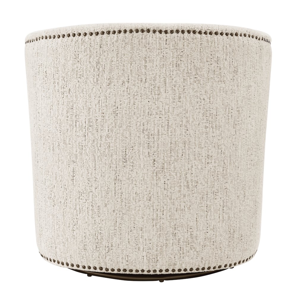 Ernest Chenille Swivel Accent Arm Chair