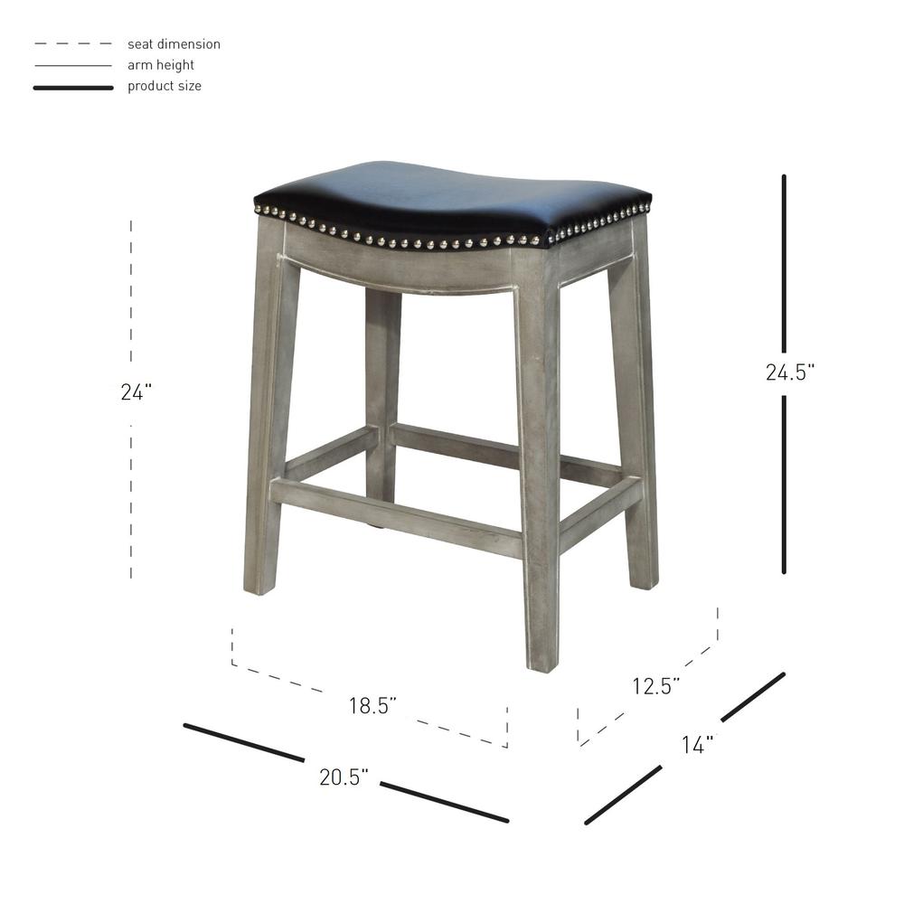 Elmo Bonded Leather Counter Stool