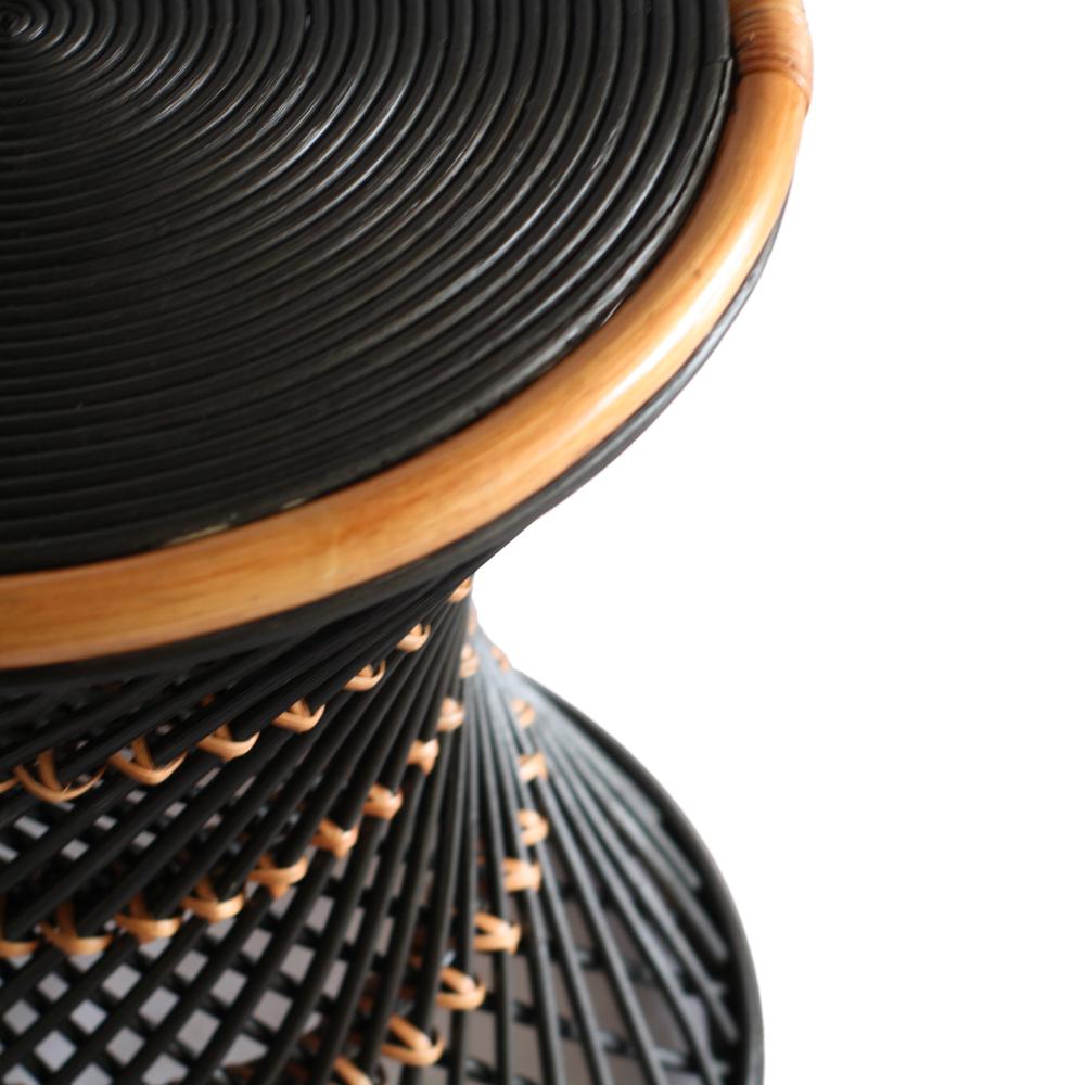 Kirby Rattan Round Stool