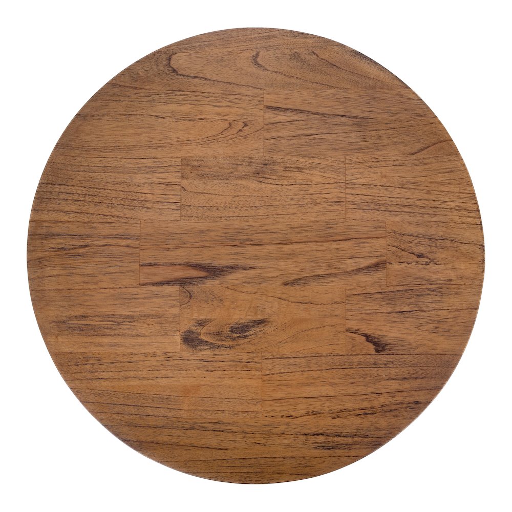 Kamari Rattan Side/End Table w/ Wood Top