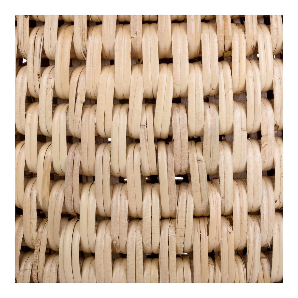 Kamari Rattan Side/End Table w/ Wood Top