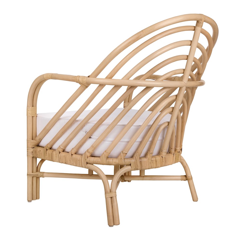 Lana Rattan Accent Arm Chair
