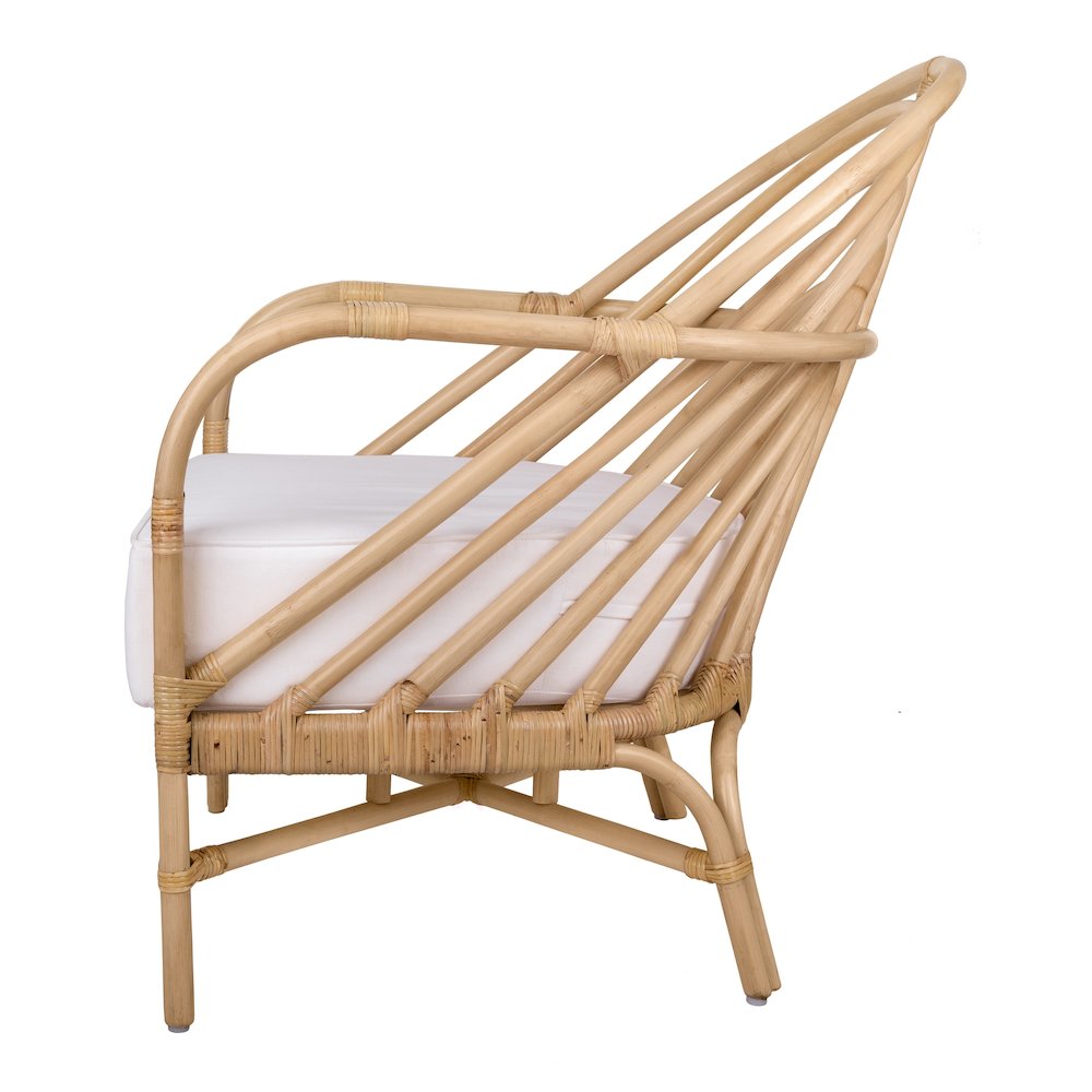 Lana Rattan Accent Arm Chair