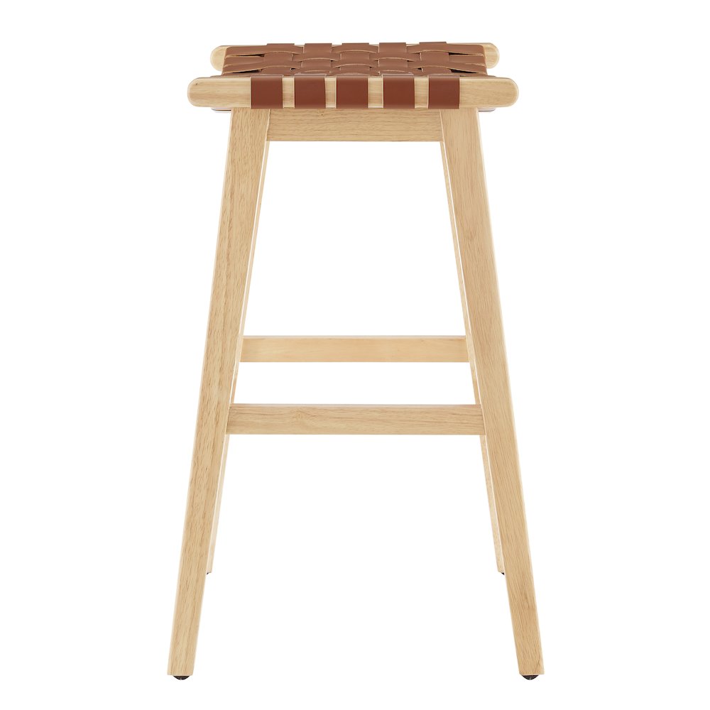 Marco Faux Leather Backless Counter Stool