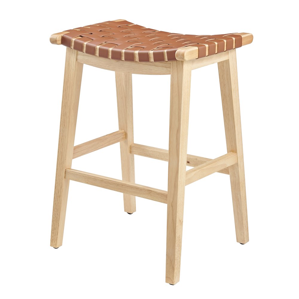 Marco Faux Leather Backless Counter Stool