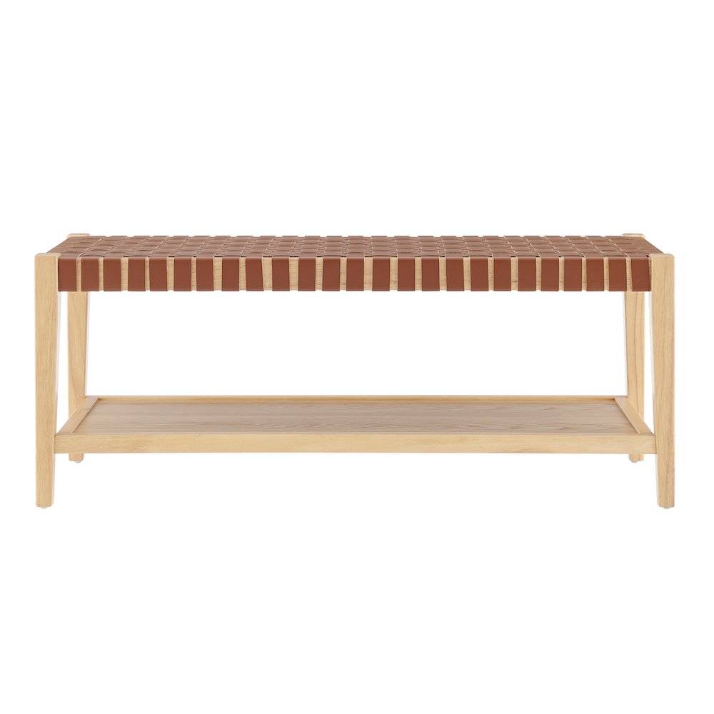 Marco Faux Leather Bench