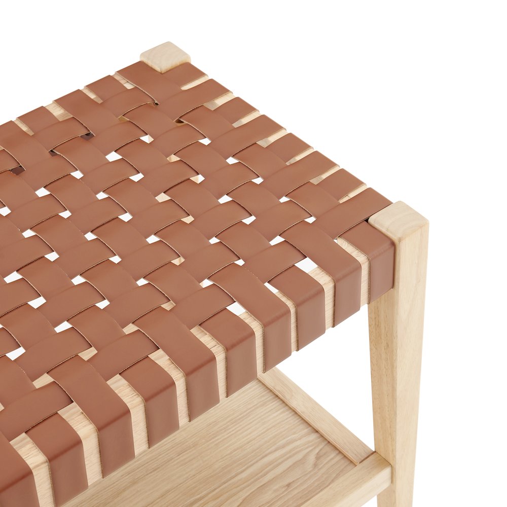 Marco Faux Leather Bench