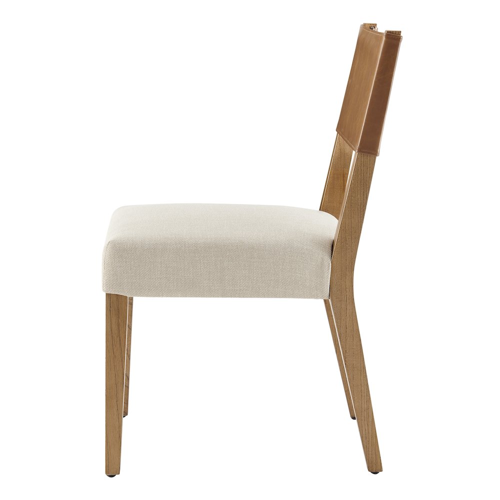 Kylo Faux Leather/Linen Dining Side Chair