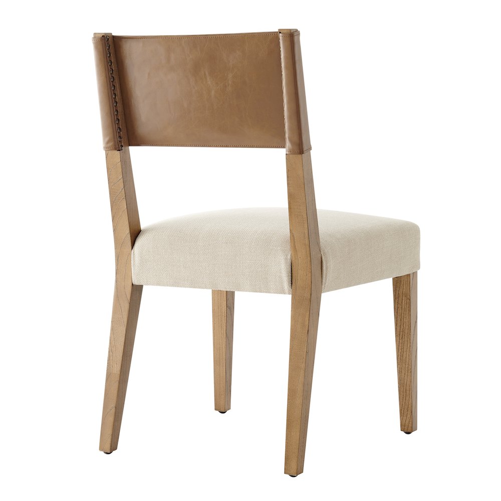 Kylo Faux Leather/Linen Dining Side Chair