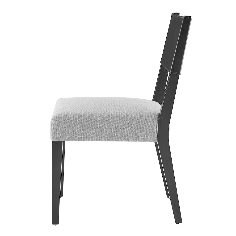 Kylo Faux Leather/Linen Dining Side Chair