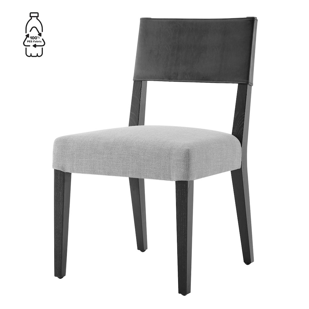 Kylo Faux Leather/Linen Dining Side Chair