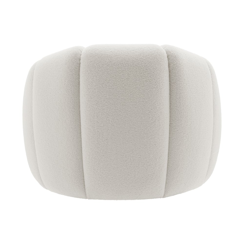 Callista Boucle Swivel Accent Chair